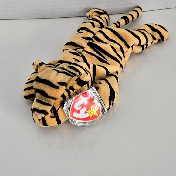 3/$25 TY Beanie Baby - 1995 Stripes the Tiger - Picture 1 of 2